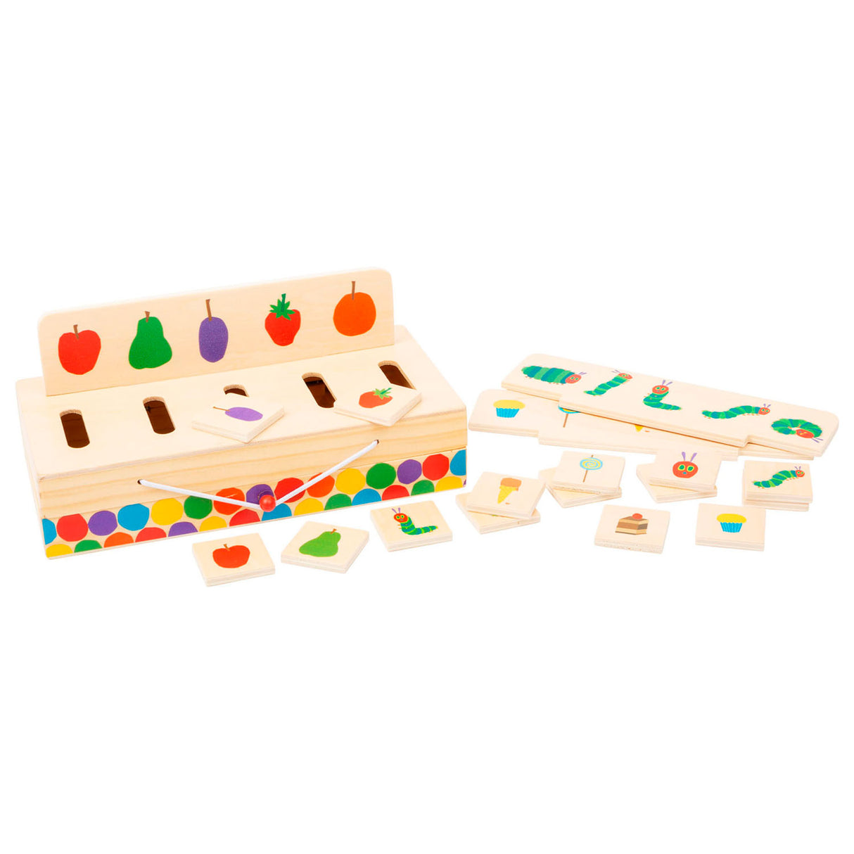 Small Foot Rupsje NooitGenoeg Images Sorting Box