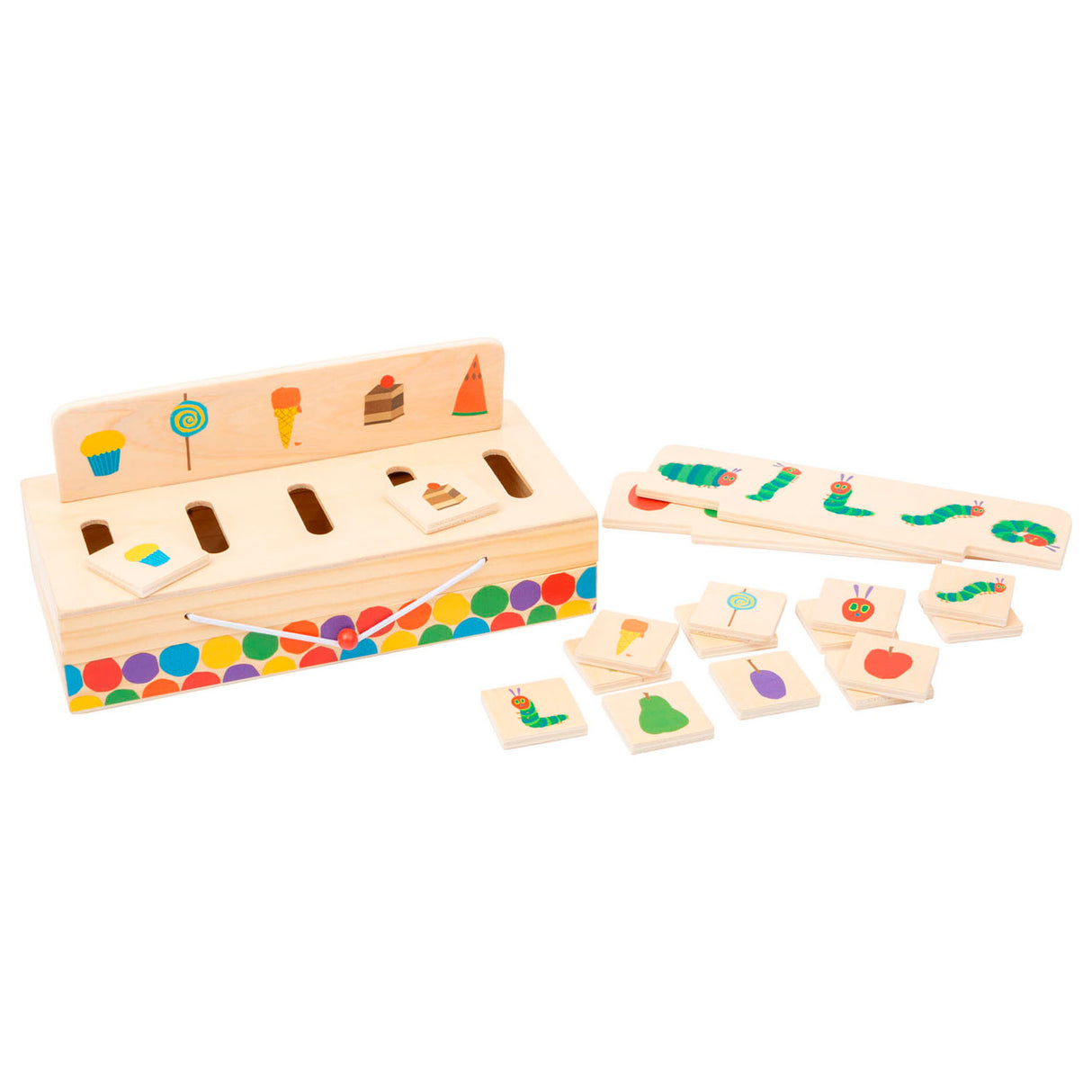 Small Foot Rupsje NooitGenoeg Images Sorting Box
