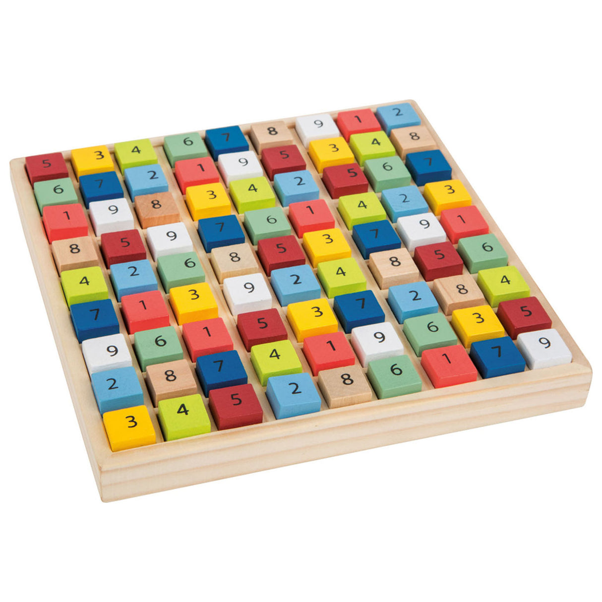 Malá noha - dřevěná barva sudoku, 82DLG.