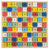Malá noha - dřevěná barva sudoku, 82DLG.