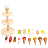 Piccole piede - stallo di gelato in legno Luigi, 16dlg.