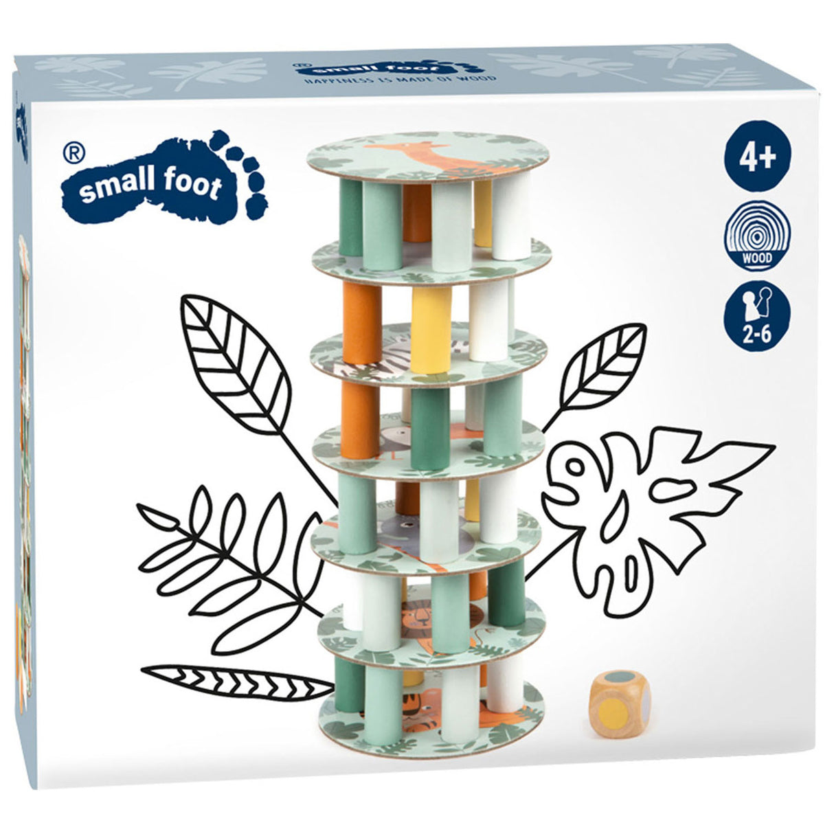 Klenge Fouss - hëlzent Wiebelt Tower Safari Spill