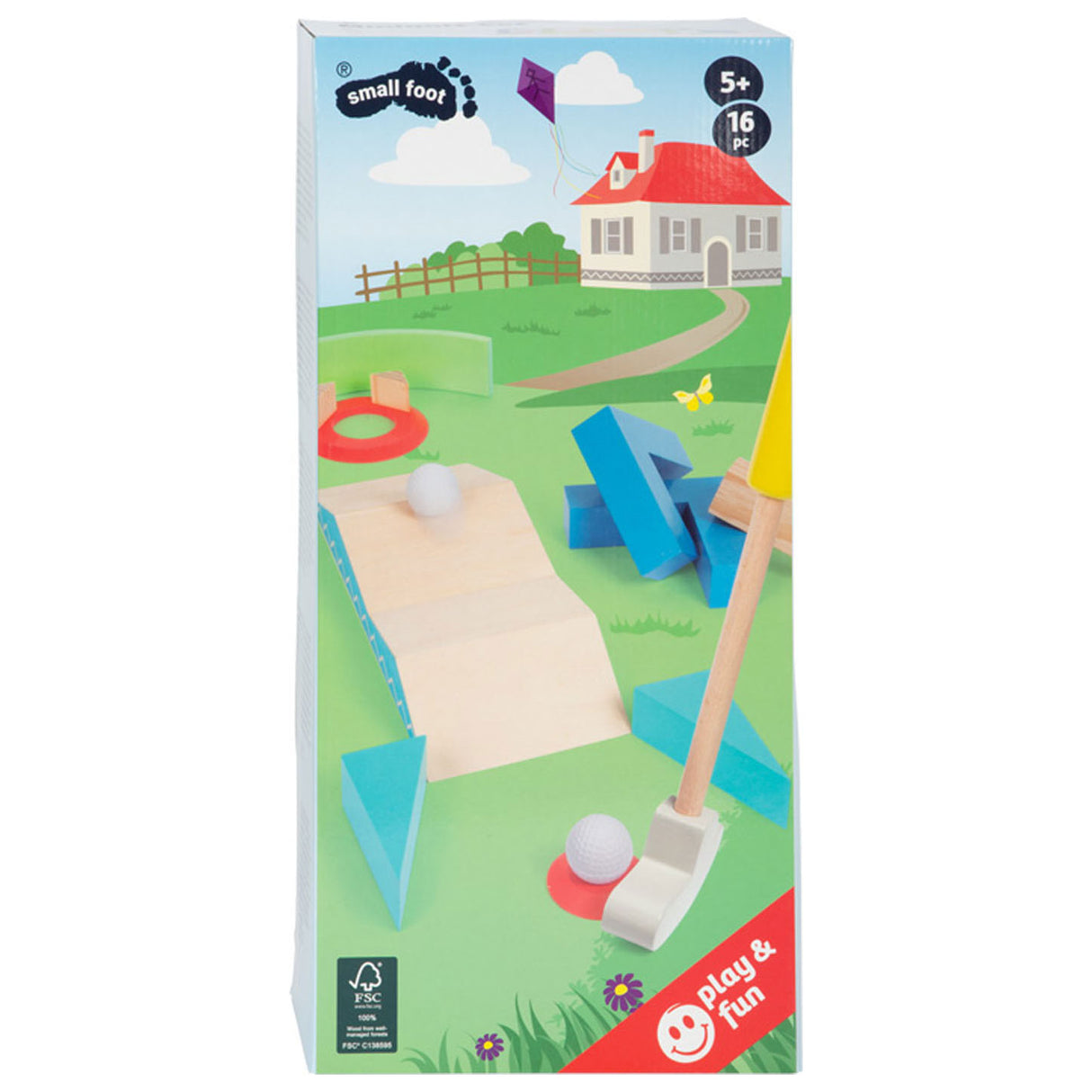 Piccole piede - Mini golf in legno, 20dlg.