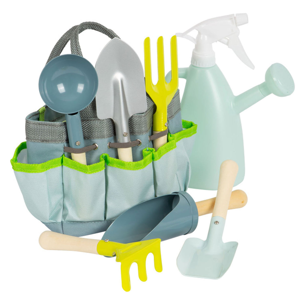 Small foot - bag with garden tools, 8dlg.