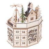 Klenge Fouss - Holz Advent Calendar Chrëschtlandschaft