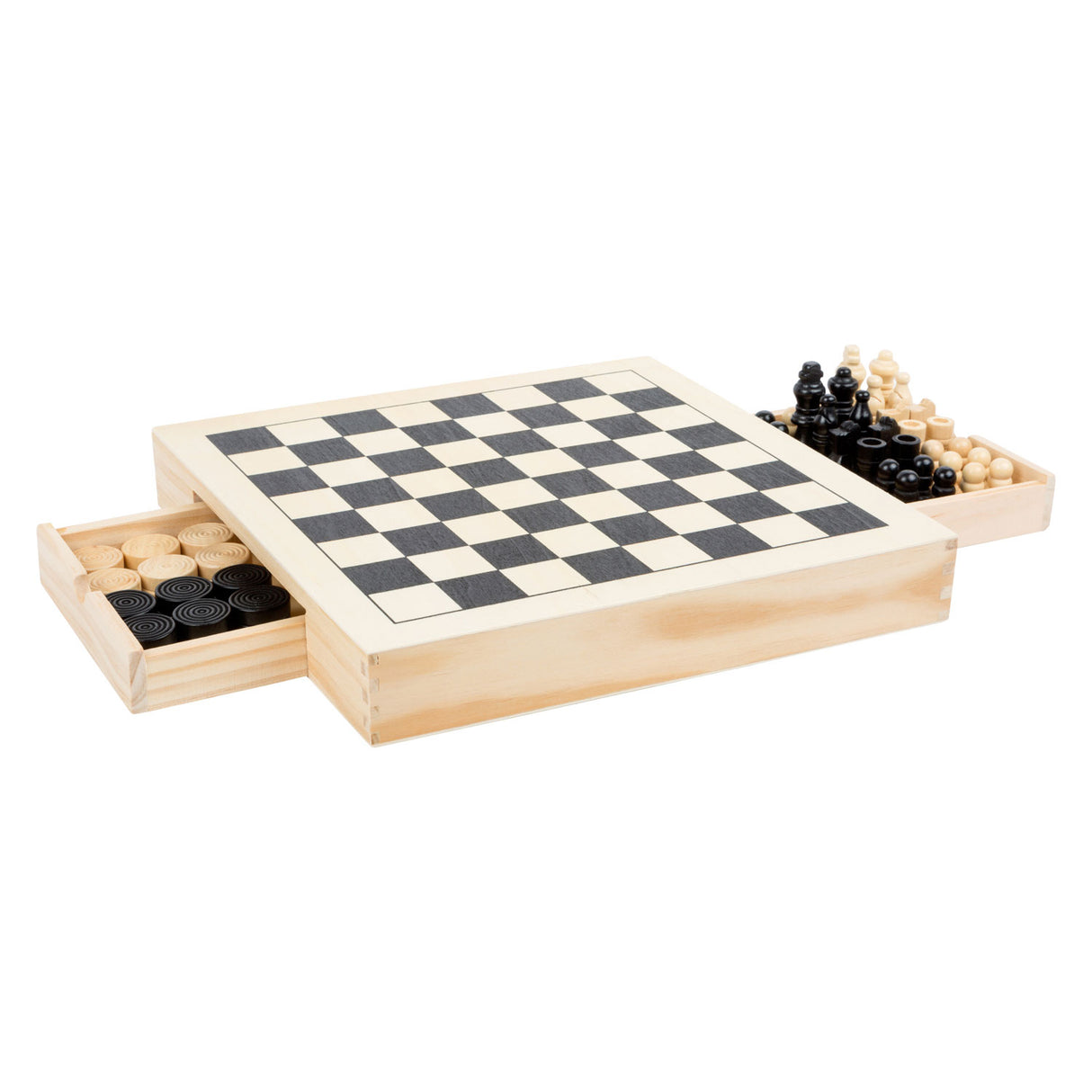 Small foot game box 3in1 chess dams Molenspel
