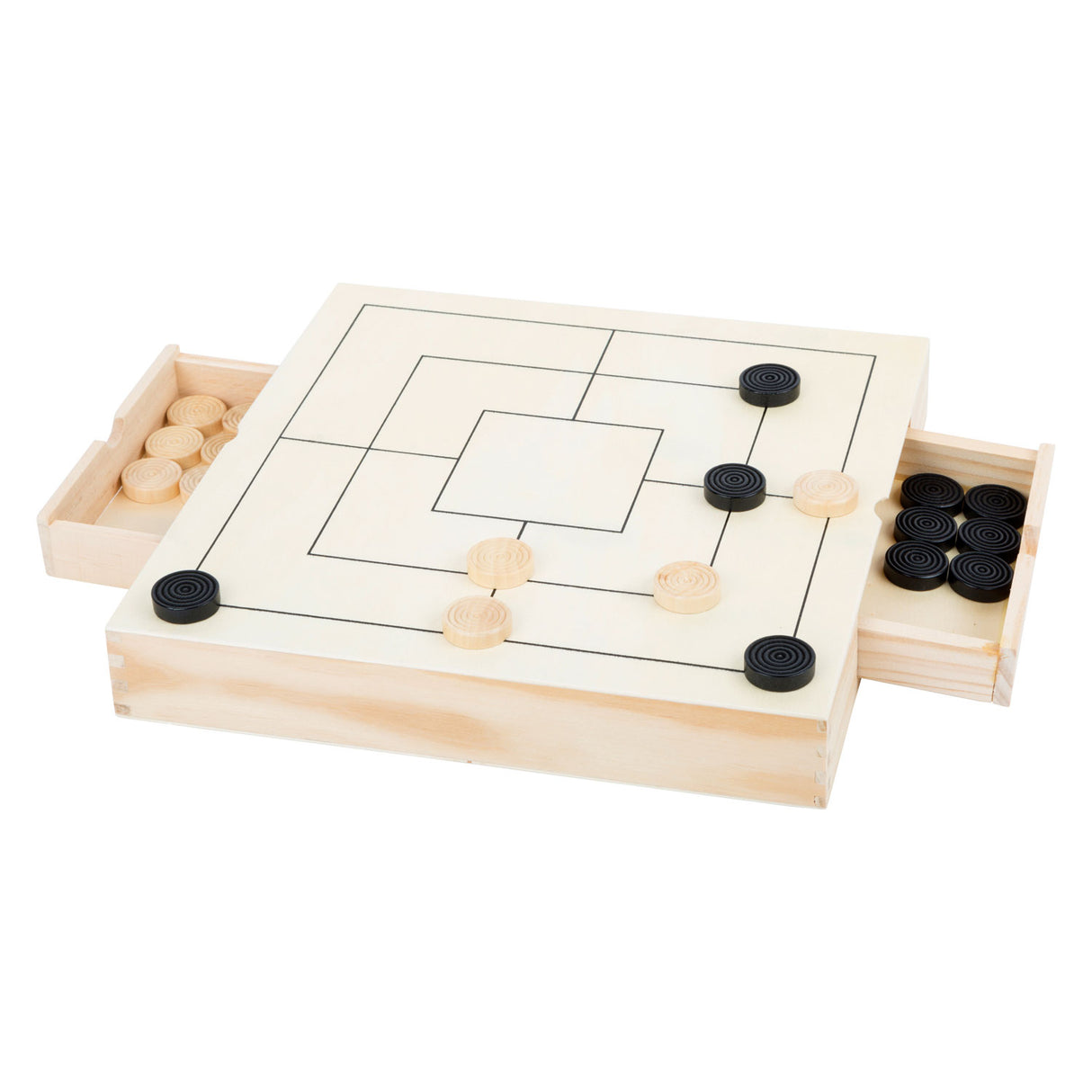 Small foot game box 3in1 chess dams Molenspel