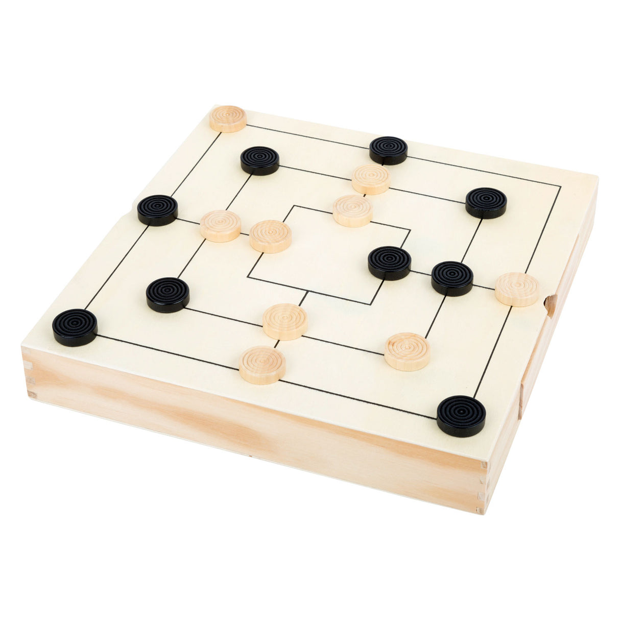 Small foot game box 3in1 chess dams Molenspel