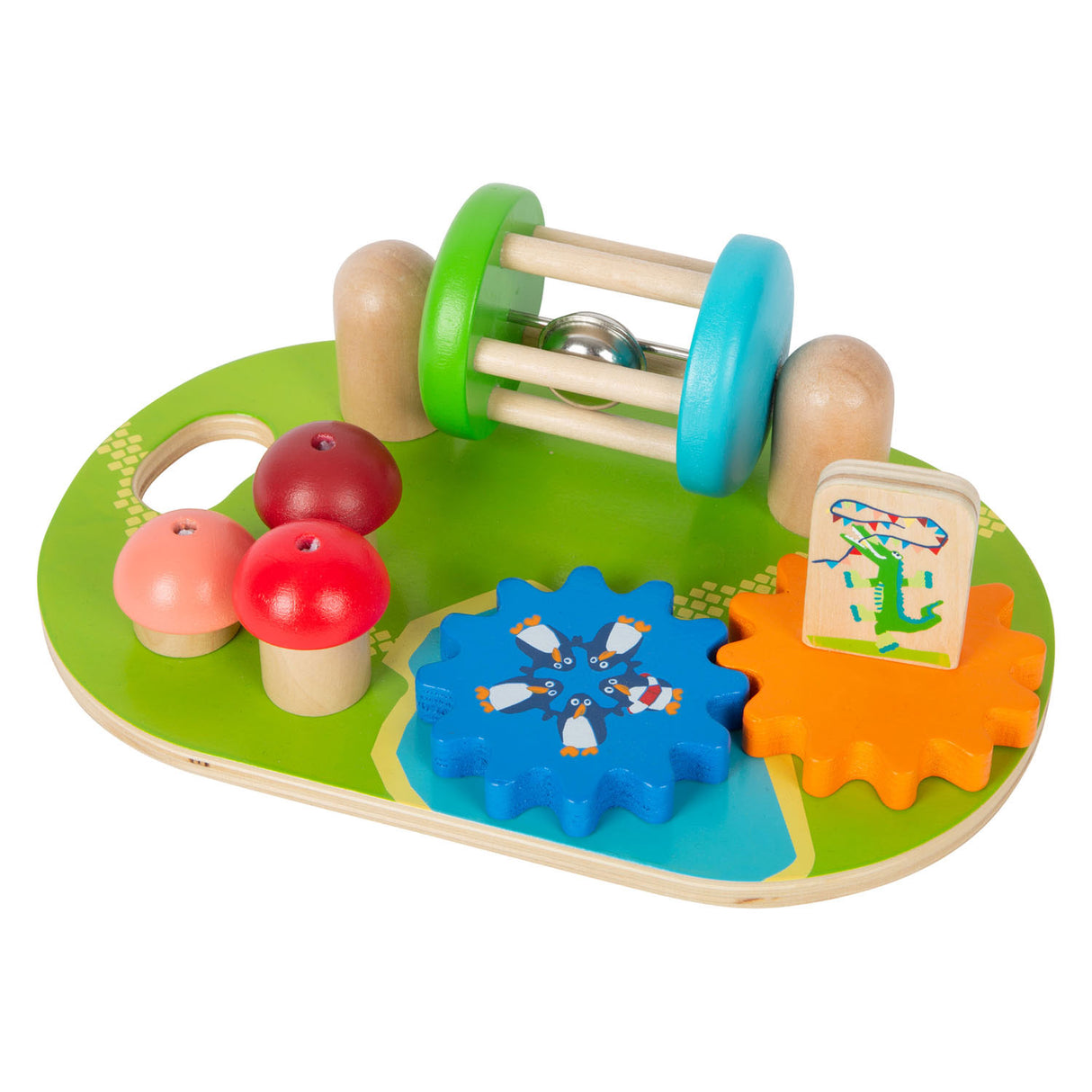 Parco a tema in legno di piccoli piedi Activetenbord