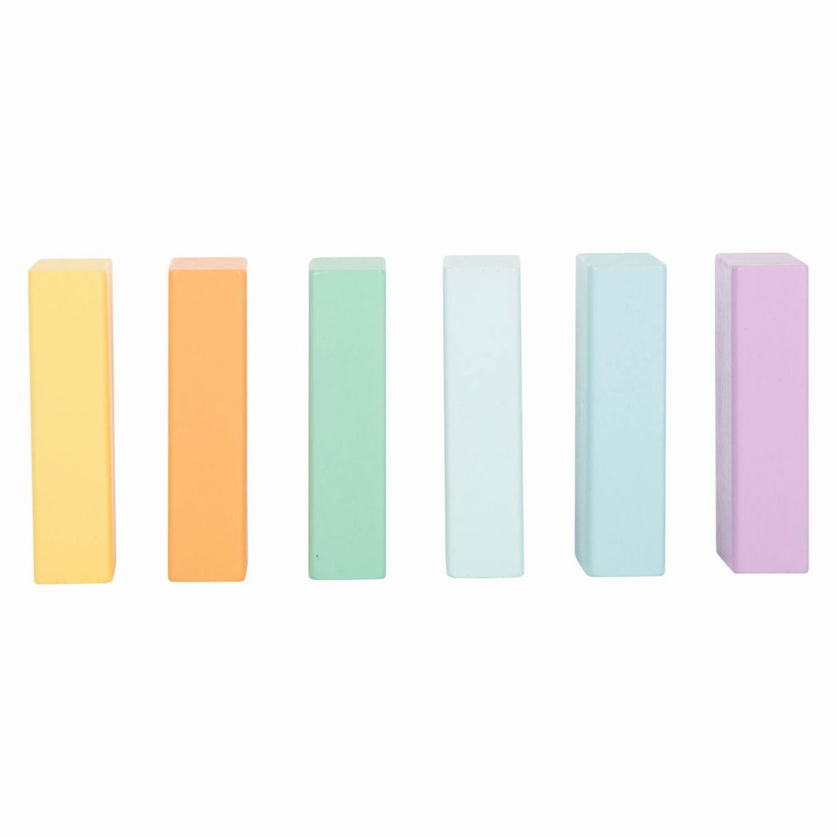 Small foot wooden building blocks pastel, 50dlg.