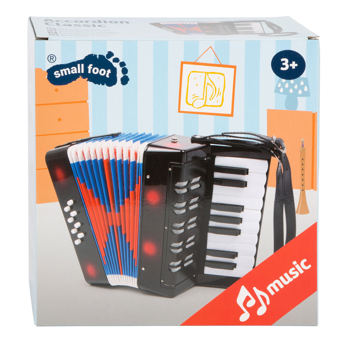 Classico della fisarmonica dei piccoli piedi