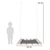 Small Foot - Nest swing with wooden frame, 100x100cm