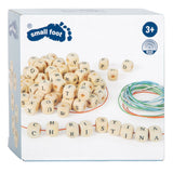Klenge Fouss - Holzbréif Strécke maachen Hals, 300 Perlen