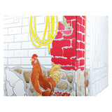 Kleng Fouss - Kartonboard Speelhuis Farm, 87x7x8cm