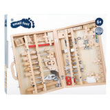 Kleng Fouss - Holz Toolbox Deluxe mat Tools, 28dlg.
