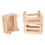 Small Foot wooden crates small 10x8x5.5 cm, set of 3