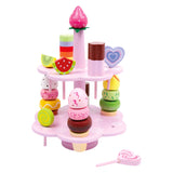 Etagere in legno a piede con caramelle Speelten, 22dlg.