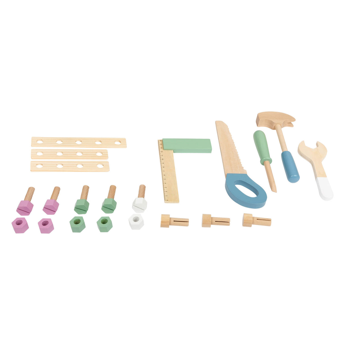 Malá dřevěná noha Workbench Compact Nordic, 22dlg.