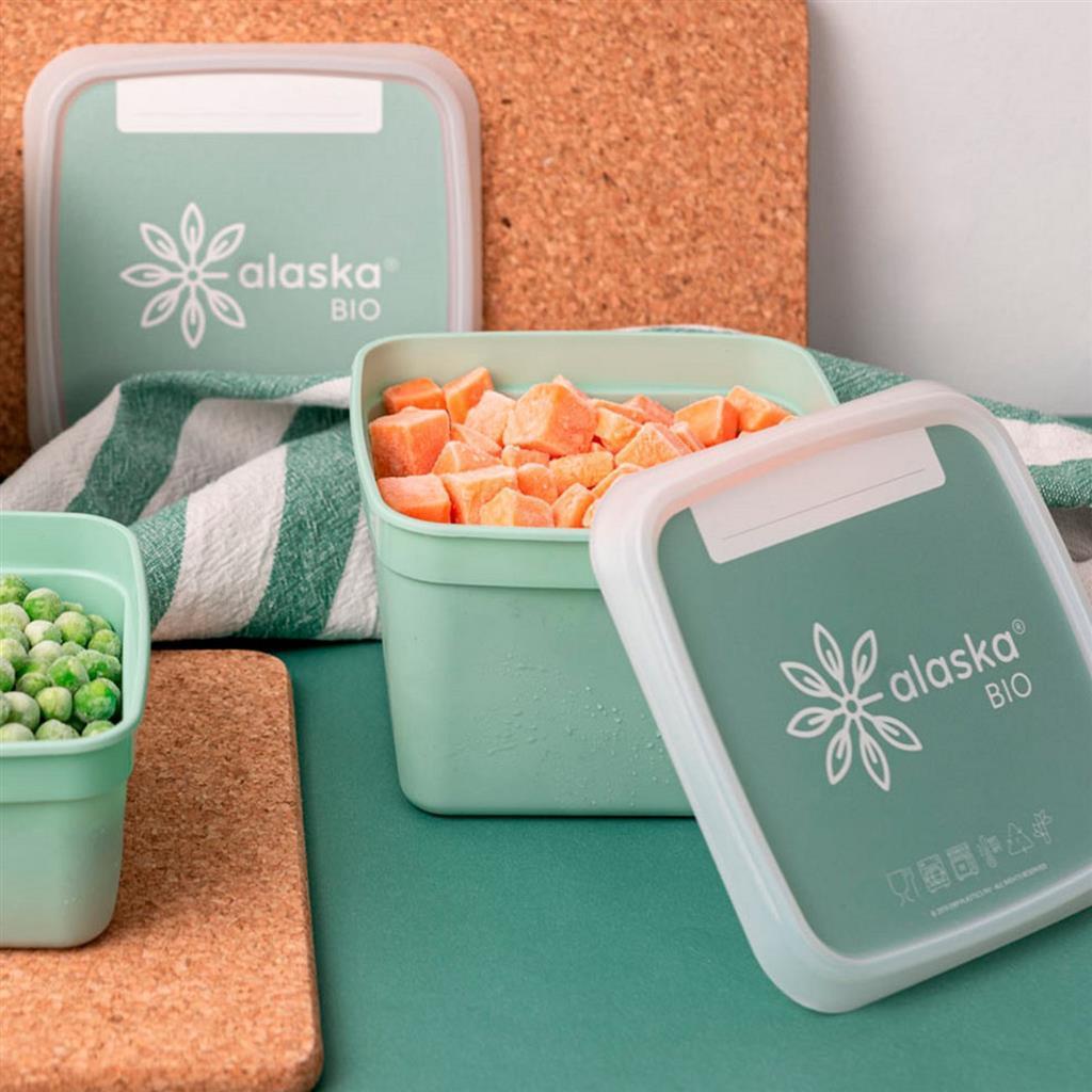 DBP Alaska Frozen Boxes Square 0,75L 3 kusy máta zelená