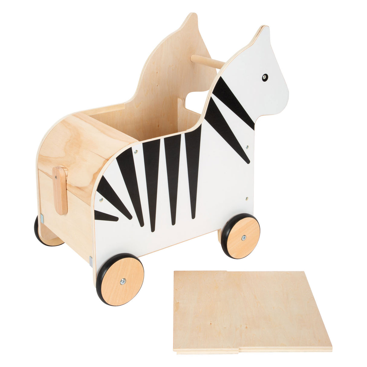 Malá noha - dřevěná hračka a postava Trek Zebra Wildlife