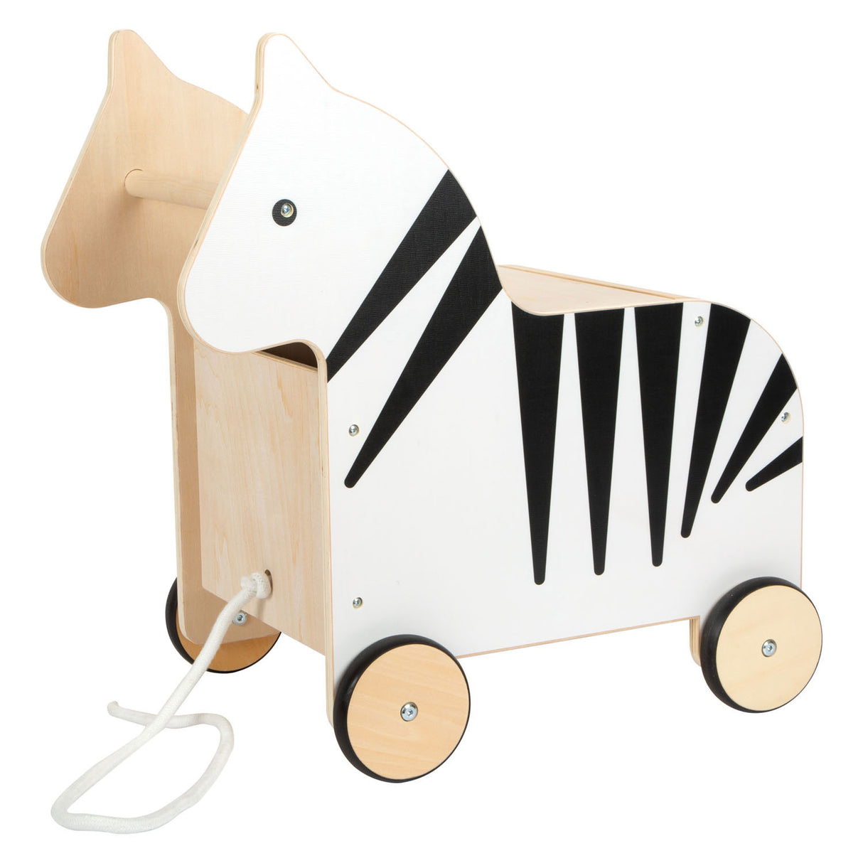 Malá noha - dřevěná hračka a postava Trek Zebra Wildlife