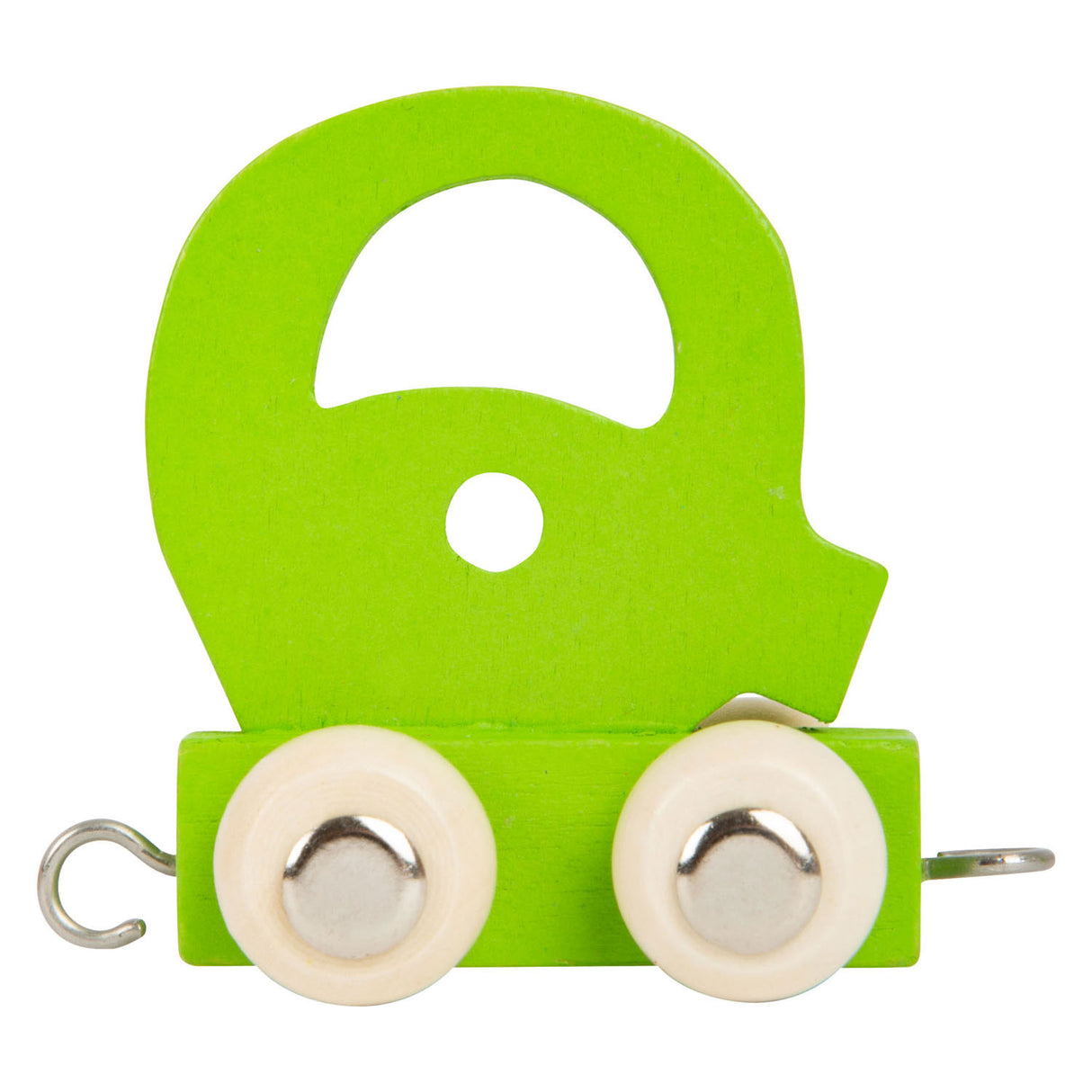 Petit pied - couleur de police en bois - Q