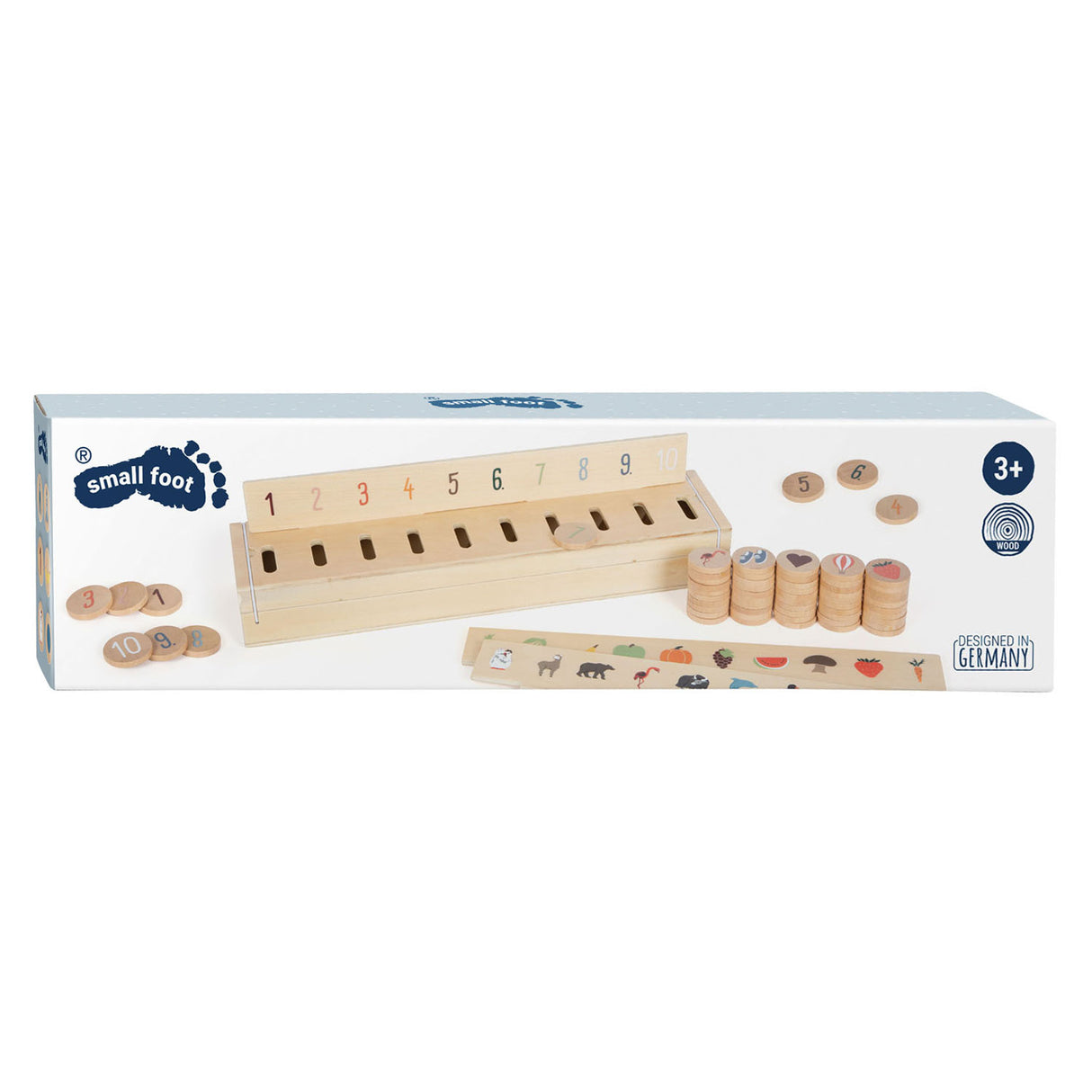 Small Foot - Wooden sorting box World Explorer
