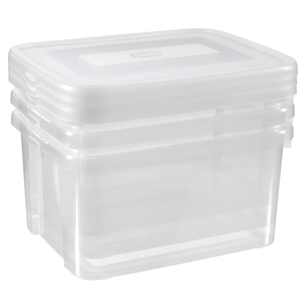 Curver Storage Box Set Handy 3x25 L transparent