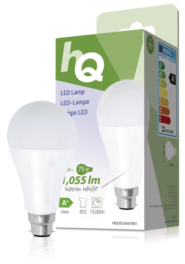 HQ LB22A67001 A67 B22 12W (75W) LED LED
