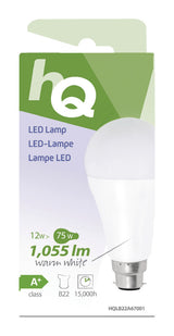 HQ LB22A67001 A67 B22 12W (75W) LED LED