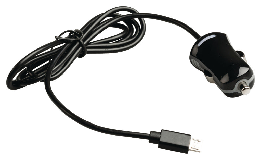 Valueline VLMB60890B10 Micro-USB car charger Micro USB Male-12V car connection 1.00 m Black 2.1A