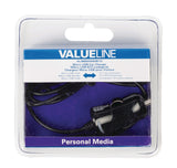 Valueline VLMB60890B10 Micro-USB car charger Micro USB Male-12V car connection 1.00 m Black 2.1A