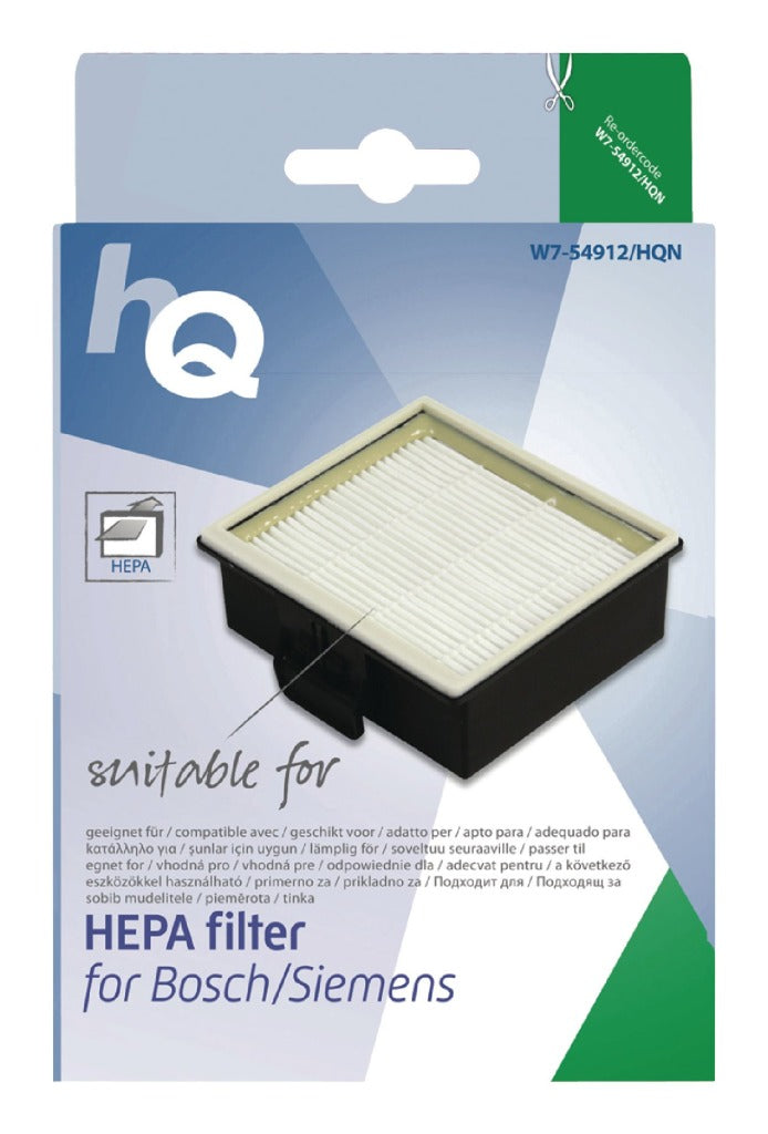HQ W7-54912-N Filtro HEPA activo Bosch Siemens