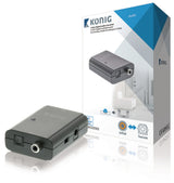K ouml; nig König knaco2502 Digital Audivertrivertor 1x toslink weiblech + 1x S PDIF (RCA) Weiblech 1x SDEP) Weiblech 1x SDEW) Weiblech 1x SDEP) Weiblech