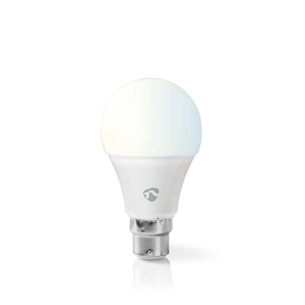 Nedis Wifilw10WTB22 Wi-Fi Smart LED-Lampe warm bis kalt-weiß B22
