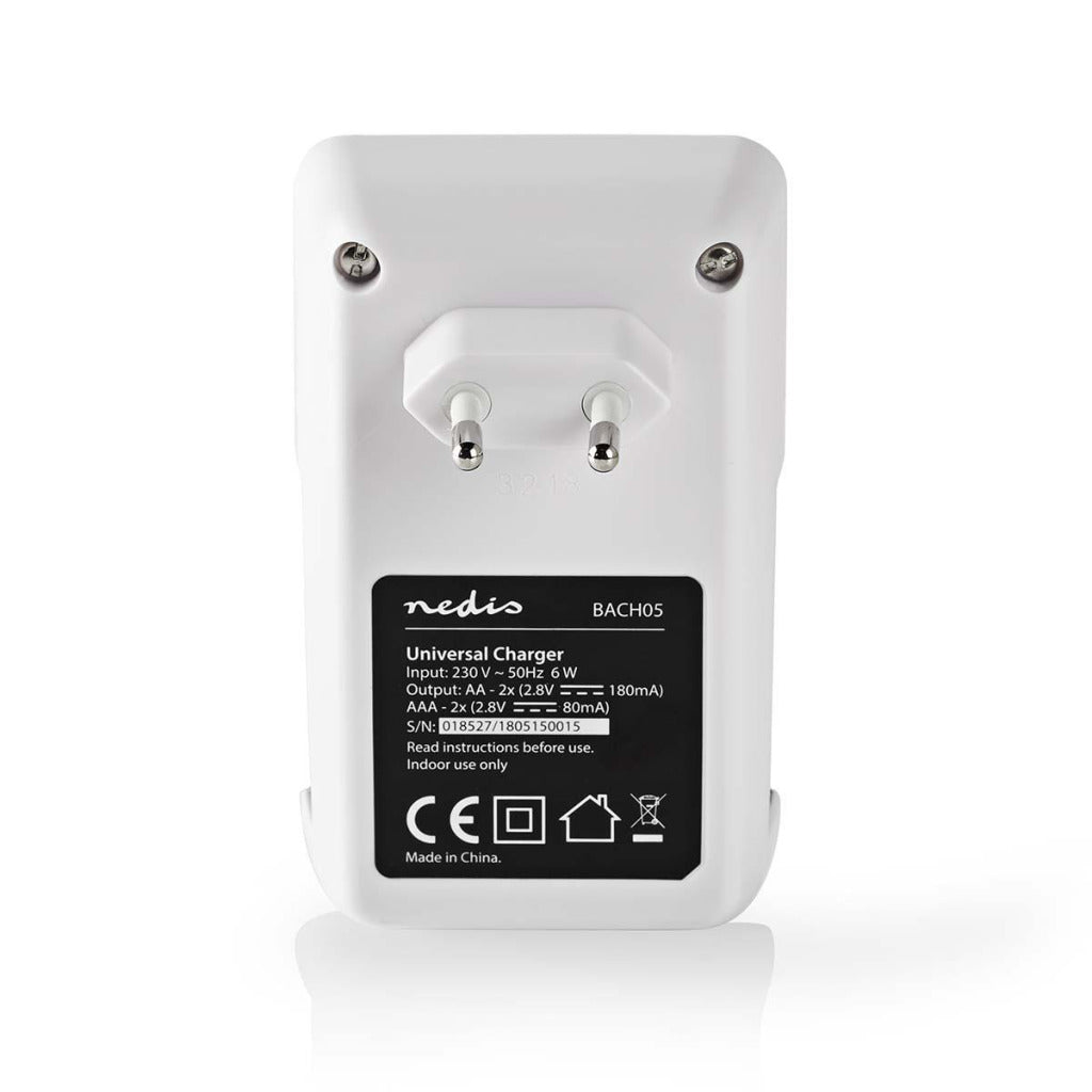 Nedis Bach05 Nimh-Acculader AA AAA