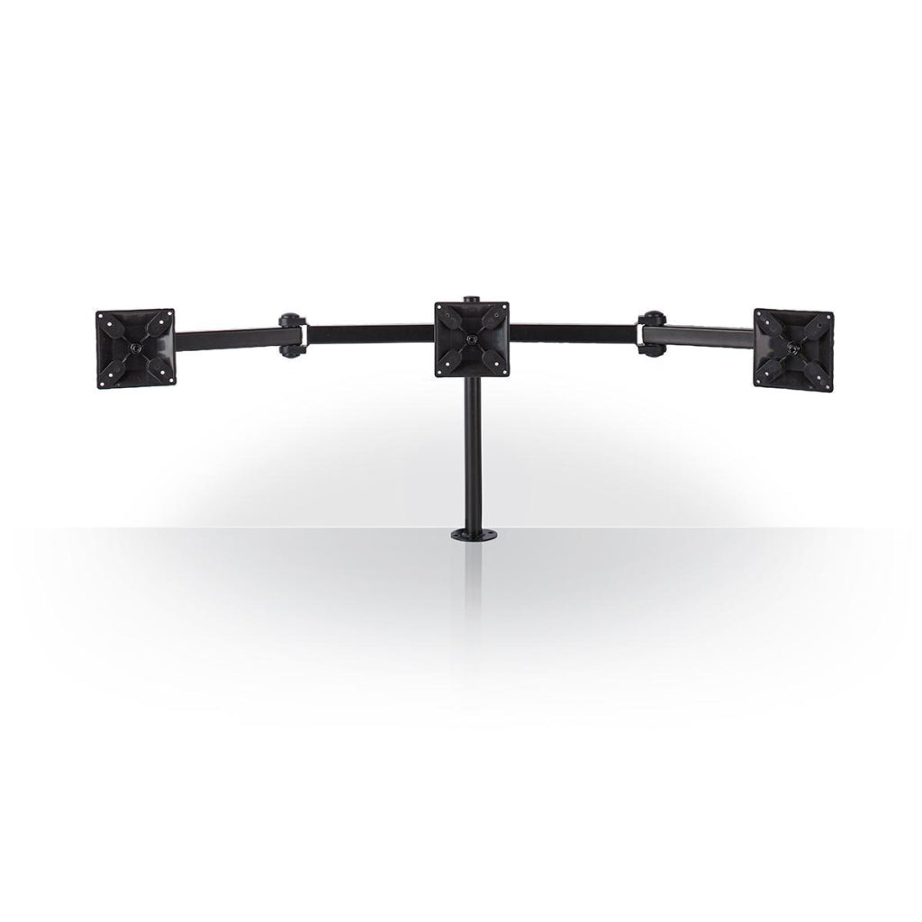 Nedis ERGOTMM100BK Bracket monitor ergonomico Tre bracci monitor e nero