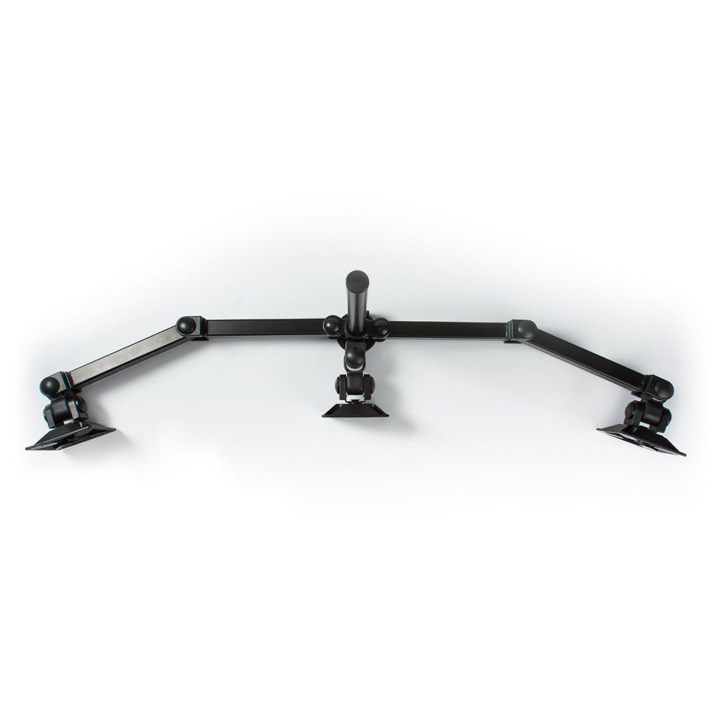 Nedis ERGOTMM100BK Bracket monitor ergonomico Tre bracci monitor e nero