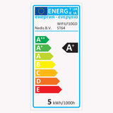 NEDIS WIFILF10GDST64 Lámpara LED inteligente Wi-Fi con filamento E27 ST64 5 W 500 LM