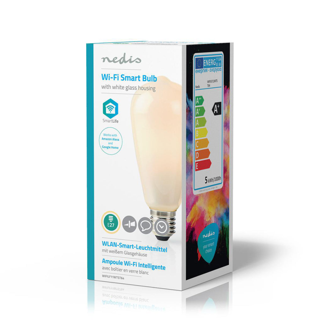 Nedis Wifilf11wtst64 Wi-Fi Smart LED LED LED E27 ST64 5 W 500 LM WHITE
