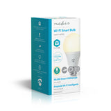 Nedis WIFILW12WTB22 SmartLife LED Bulbe Wi-Fi B22 800 LM 9 W WHITE CLASSE DE 2700 K CLASSE D'ÉNERGIE: A + Android; iOS A60