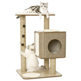 Nábytek Jack a Vanilla Jack a Vanilla Cat Molly 56x56x86 cm hnědá