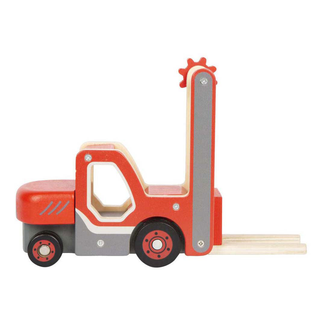 Pieno piccolo - carrello elevatore in legno con pallet