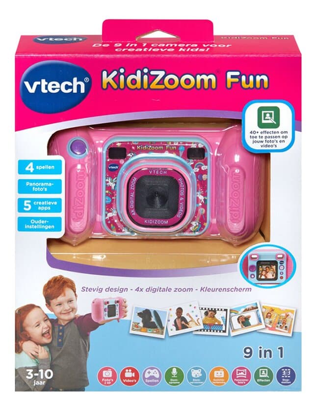 Vtech kidizoom fun camera roze 9 in 1