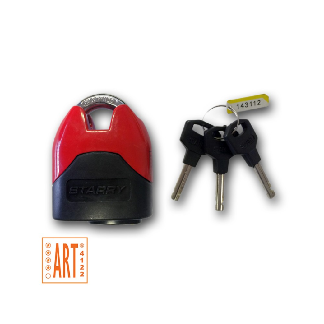 Starry padlock art **** 3 keys.