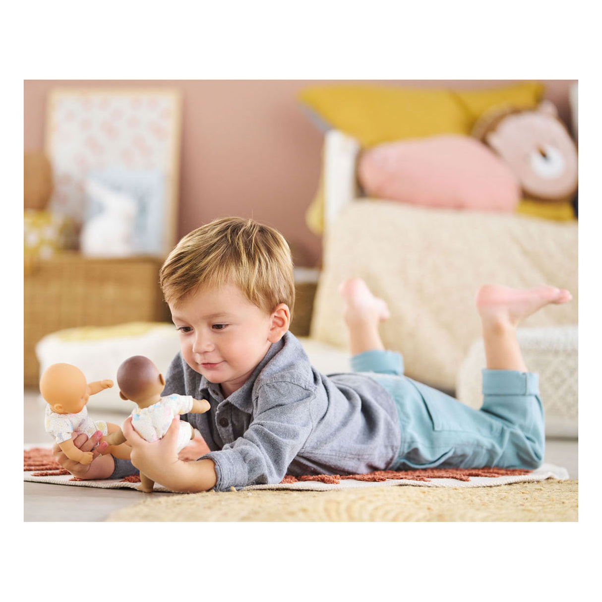 Corolle Mon Premier Poupon Mini Calin Babipop - Rabbit Brown Eyes, 20 cm