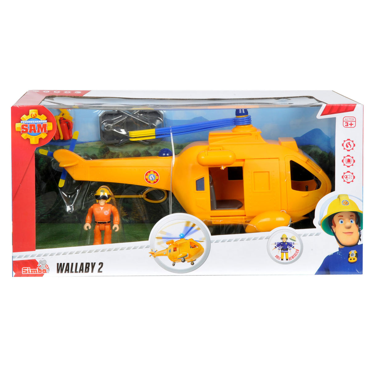 Fireman Sam Wallaby with figure