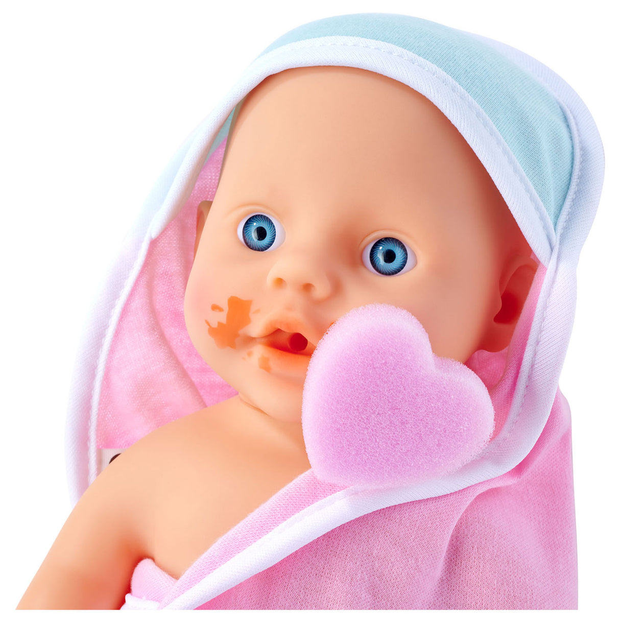 Nyfödd baby badpop måste ta ett bad