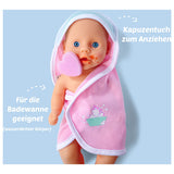 Nyfödd baby badpop måste ta ett bad