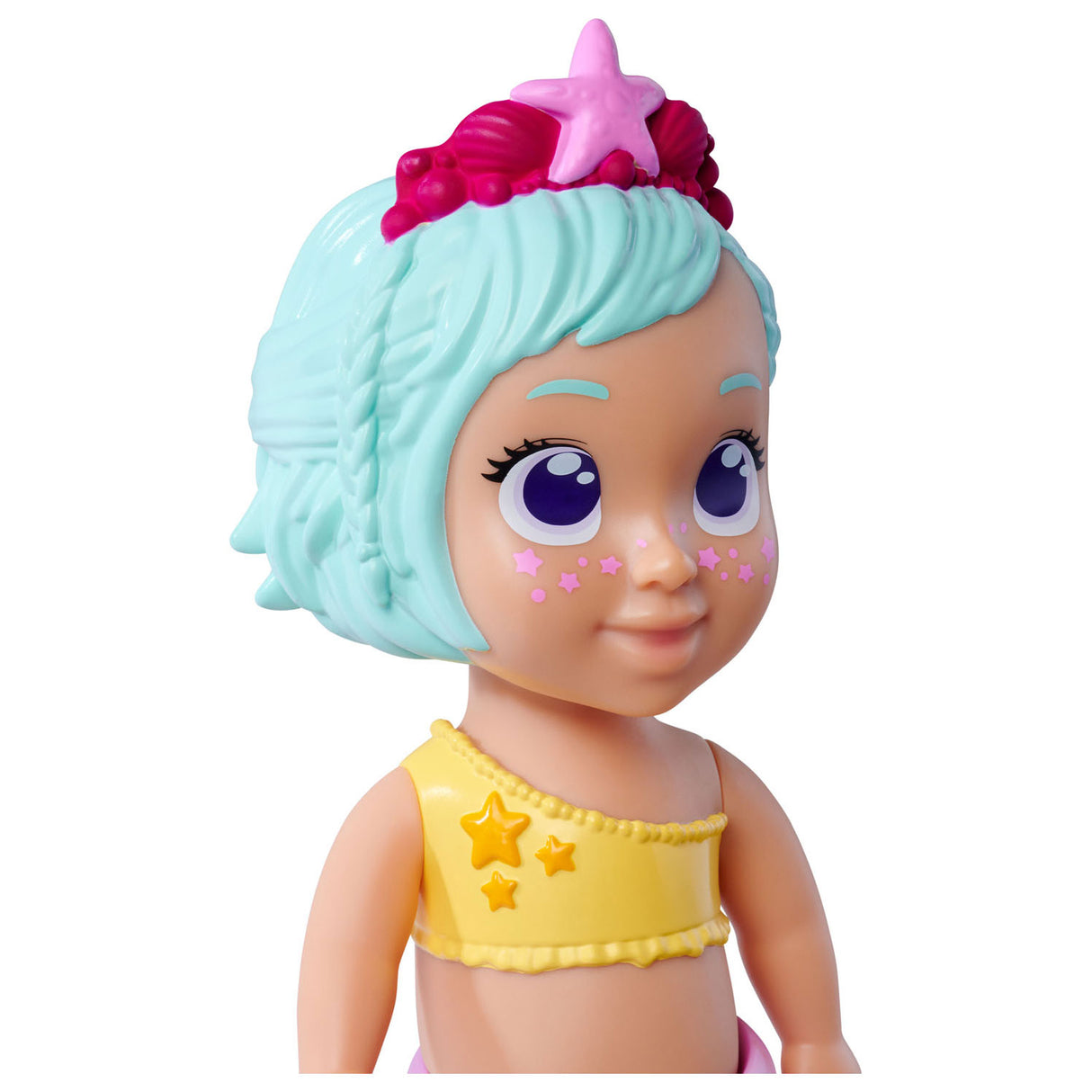 Nyfödd baby sjöjungfru badpop